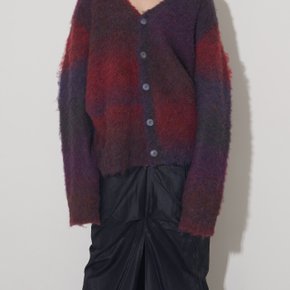 CMNMSTUDIO / Unisex palette gradation mohair cardigan (3 Color)