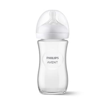 아벤트 필립스 아벤트 아기편한 유리 젖병 240ml 1P (1m+ 젖꼭지 포함) SCY933/01