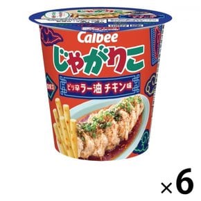 자가리코 감자 매운 기름 닭고기 맛 52g 6 개 칼비 스낵 과자 안주 포테이토