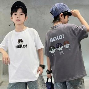 베비포 주니어 남아 반팔티 초등 헬로 캐릭터 고학년 여름 티셔츠...