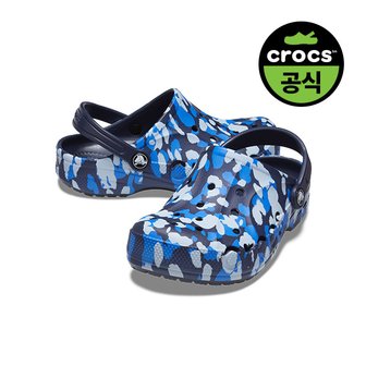 크록스 [크록스공식] 유아 BAYA GRAPHIC CLOG T NAVY (23SKCL206814)