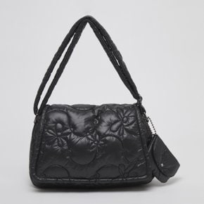 [EXCLUSIVE] Puffy messenger bag(Dust black)_OVBAX24107BLK