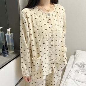 / 노브라OK) 브라내장 브라캡 초코비 잠옷 파자마 홈웨어