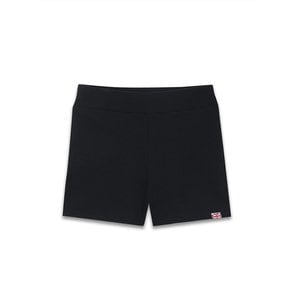 UNION JACK RIBBED SHORTS BLACK