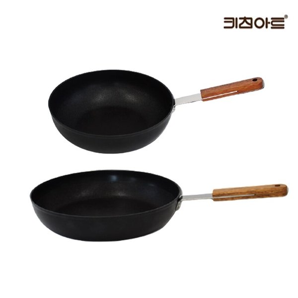 포르트 인덕션가능 후라이팬세트 2종D(후28+궁26) 인덕션후라이팬