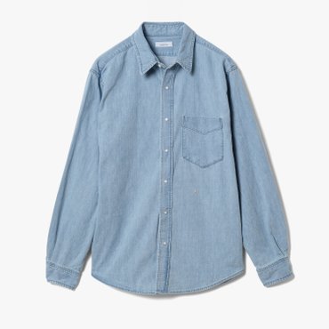 샌프란시스코마켓 /나나미카/REGULAR COLLAR LIGHT DENIM SHIRT/남성 데님 셔츠/ NAE1M40000
