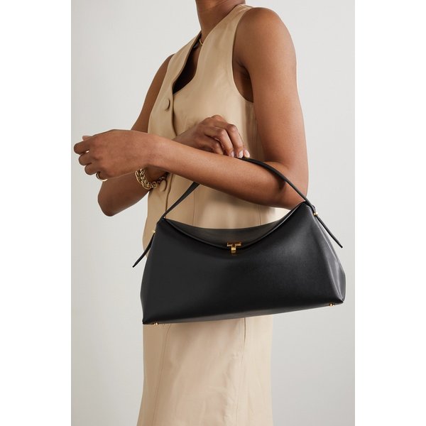 티락 가죽 숄더 백 블랙 1647597290390041