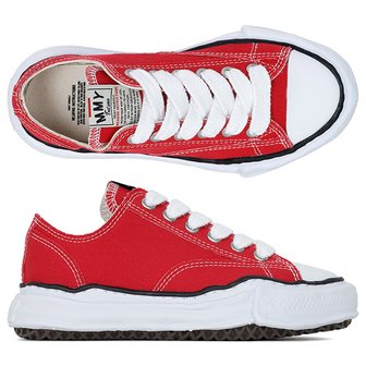 미하라야스히로 [부산점] 25FW 레드 피터슨 OG 캔버스 스니커즈 A01FW702 RED