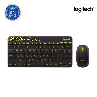 Logitech 코리아 정품 MK240 NANO 무선 키보드 마우스 세트