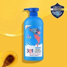 키즈 3in1 올인원 샴푸 바디워시 복숭아향 1,000ml