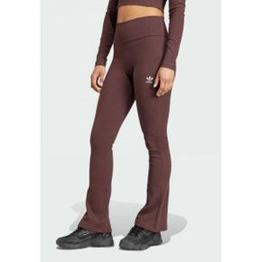 3786066 adidas ESSENTIALS FLARED - Leggings Trousers shadow brown