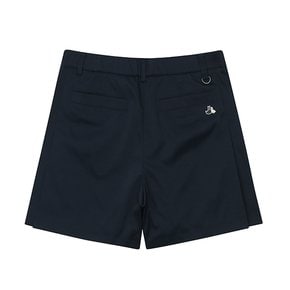 여성 5부 A라인 면터치 폴리 반바지 5704LZWP_NAVY