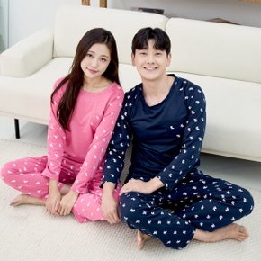 커플잠옷 모자강아지 긴팔 상하의세트 이지웨어 파자마 주니어 고학년가능 긴팔 성인 잠옷