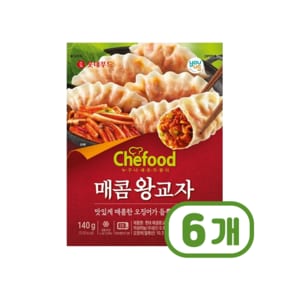 쉐푸드 의성마늘매콤왕교자 140g x 6개