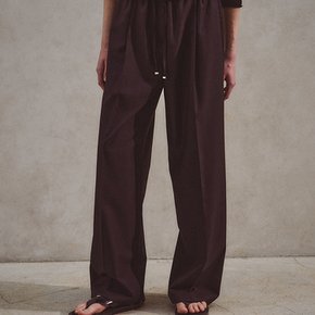 [25SS] 카밀라 드로스트링 트라우저 블랙