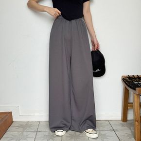 하이롱 슬랙스 와이드 밴딩팬츠 2color _P360609757