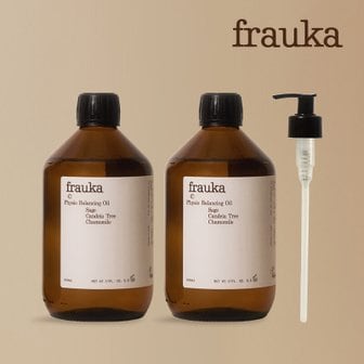  프라우카 앰플 오일 500ml 2병 구성