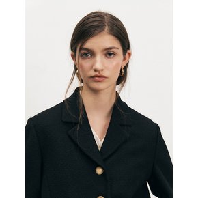 RTS COLLAR 4BUTTON TWEED JACKET _2COLORS