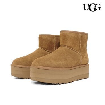 UGG 클래식 미니 플랫폼 부츠 체스트넛 (1134991-CHE)