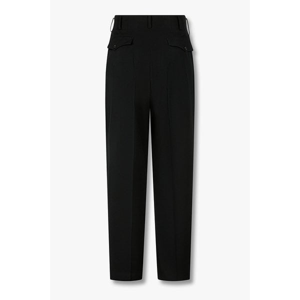 [HOMME]투 턱 플리츠 울 트라우저 팬츠 6625311015000