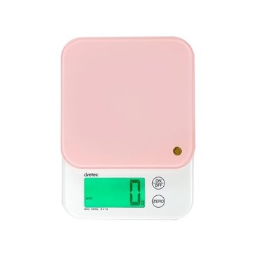  드레텍 5KG 전자저울-핑크 KS-514PK