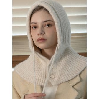 타티아나 뉴버전 소프트 멜란지 후디 바라클라바 BA8027 5컬러