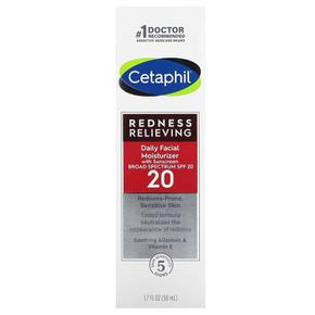 미국직구 Cetaphil 세타필 레드니스 릴리빙 데일리 페이셜 크림 선 스크린 SPF20 50ml