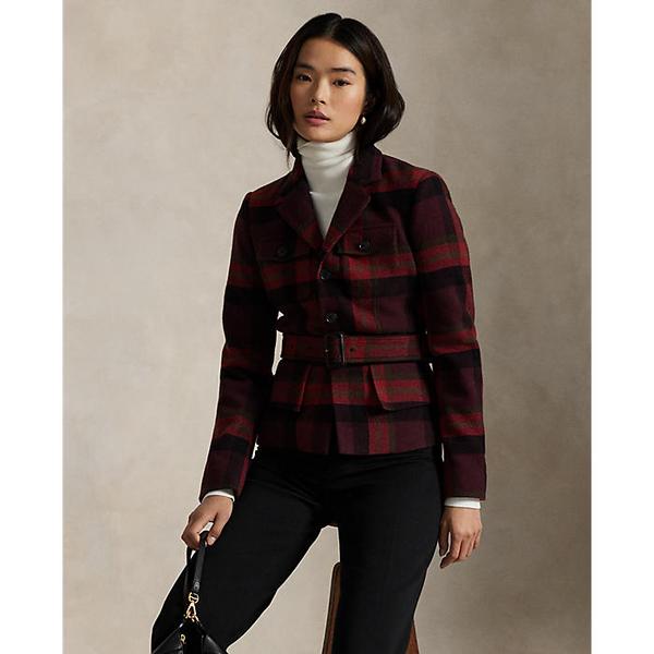 여성 벨트 트위드 재킷(WMPOOTWN5V20338600)