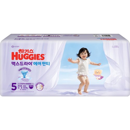 맥스드라이에어팬티 5공용 특대형 40매