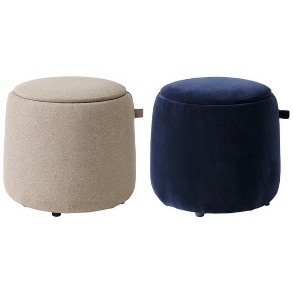 JARRESTAD 예레스타드 쿠션형스툴 42cm/수납의자/쿠션의자/소파의자/보조의자/화장대의자