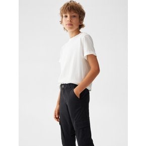 MANGO KIDS 바지 CARGO 57074397 Black