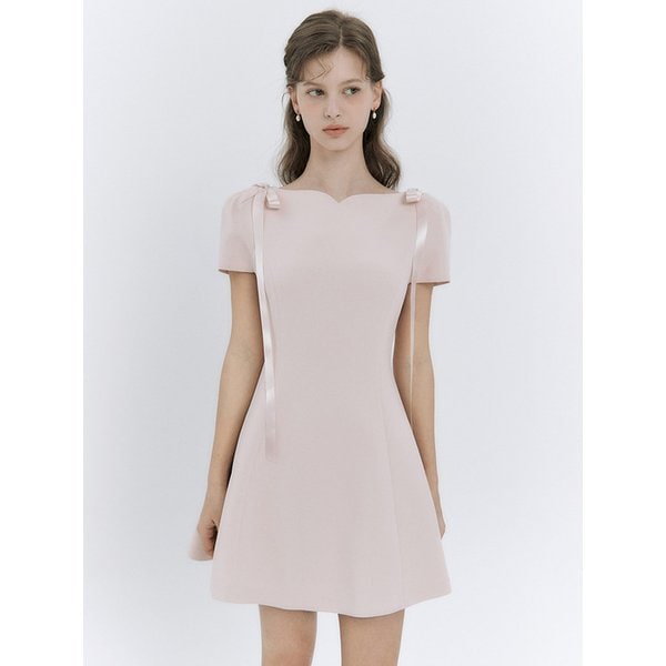 Eri heart mini dress (3colors)