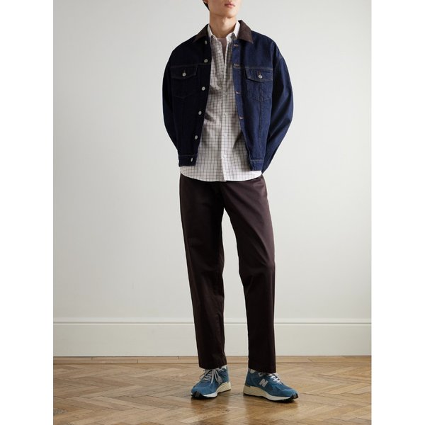 NN.07 마일로 10021 스트레이트 레그 코튼 블렌드 트윌 팬츠 46376663163026340