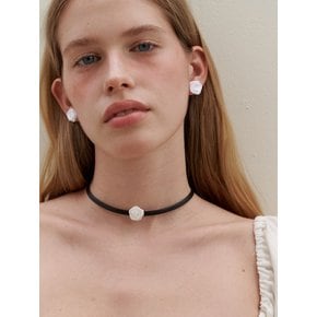 Rose Leather Choker