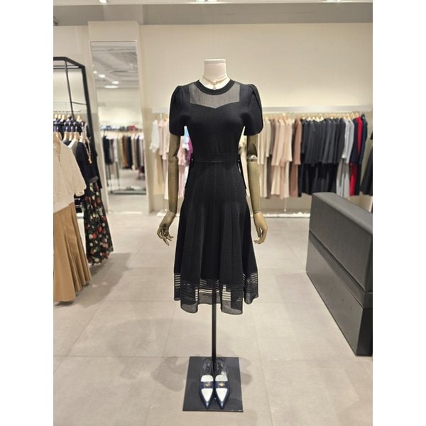 [파주점] D링 벨티드 니트 플레어 원피스 JR5A1OP063