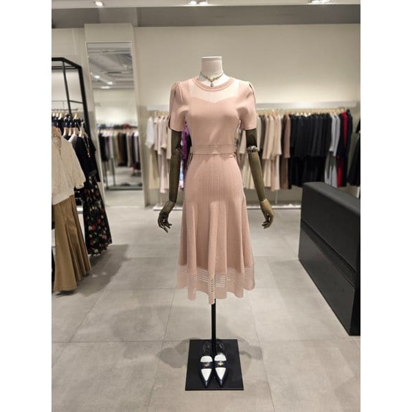 [파주점] D링 벨티드 니트 플레어 원피스 JR5A1OP063