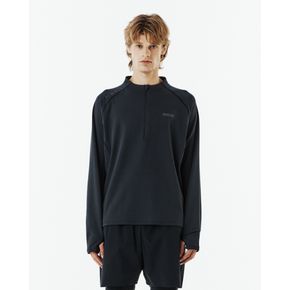 [브롬톤런던][브롬톤][P263MPL103] Rideflow™ HALF ZIP-UP 긴팔 티셔츠 블랙