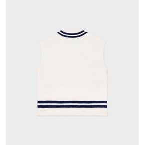 공식온라인 SRC Cableknit Vest Cream 여성용브이넥 니트 SRC1VE095IV