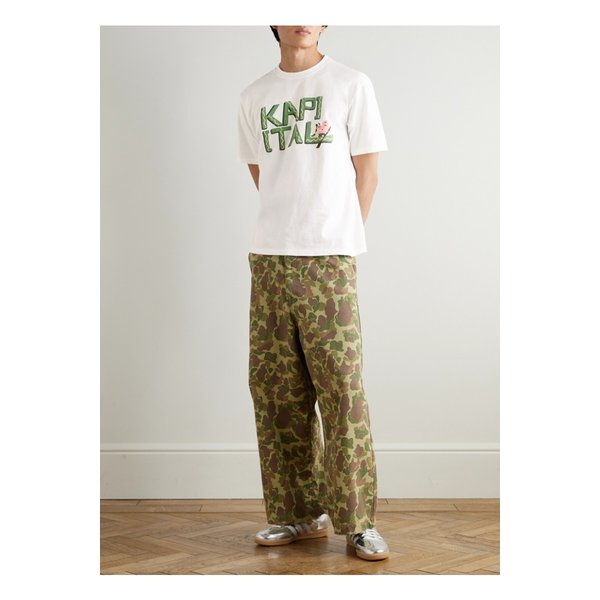 프린트 코튼 저지 티셔츠 46376663162925165