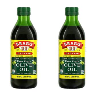  Bragg 브래그 O 엑스트라 버진 올리브 오일 473ml 2팩