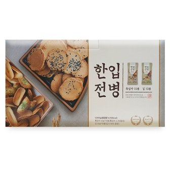 참다올 고소하고 맛있는 한입전병 3가지맛(흑임자맛,김맛 각 50gx10개씩)