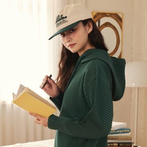 [공용] 컴포트 플리츠 후드 티셔츠 (그린)
