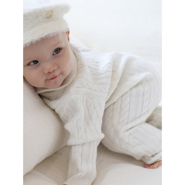 [BABY]블루밍 카라 바디수트 아이보리