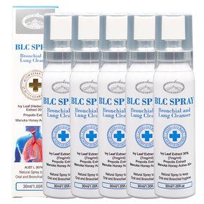 호주 네이쳐스탑 BLC 스프레이 30ml Bronchial and Lung cleanser 5팩