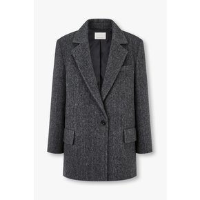 [파주점] 울 캐시미어 헤링본 반 더블 자켓 7125410101