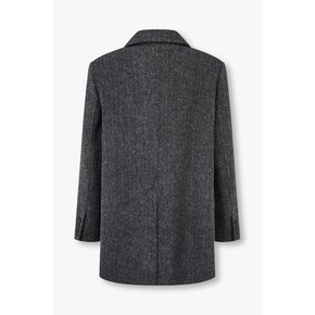 [파주점] 울 캐시미어 헤링본 반 더블 자켓 7125410101