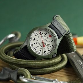 익스페디션 아카디아 40mm 밀리터리 카키 벨크로 필드워치 아웃도어 손목시계
