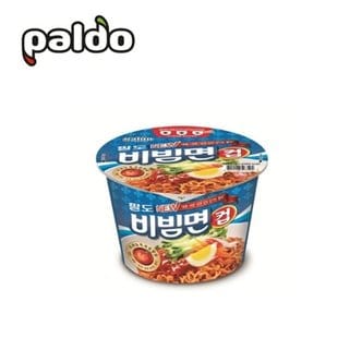 팔도 비빔면 큰컵 컵라면 1박스 115g x 16개입