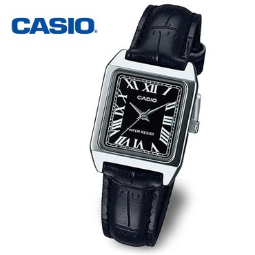 카시오 [정품] CASIO 카시오 여성 정장 가죽시계 LTP-V007L-1B