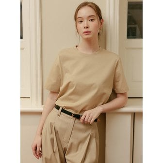 룩캐스트 샐리 베이직 실켓 티셔츠 / SALLY BASIC SILKET T-SHIRT_4colors